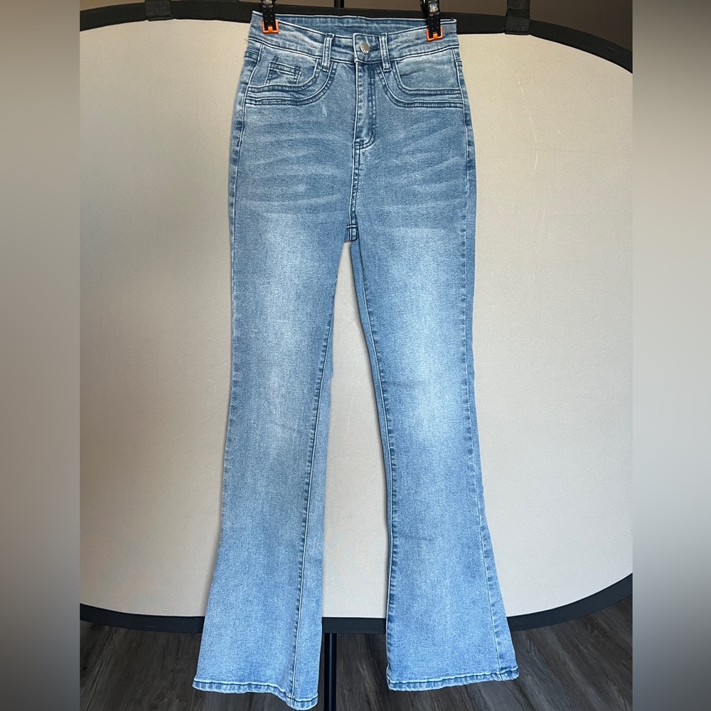 Boot Cut Blue Jeans